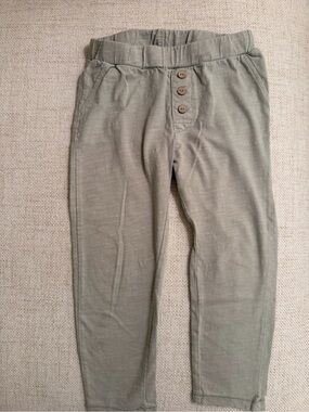 Rylee and Cru Thin Cotton Light Green Pants